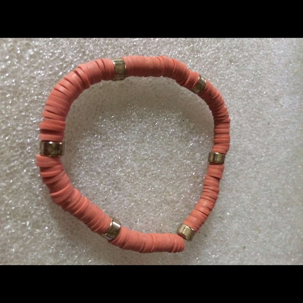 Vintage coral shell bracelet